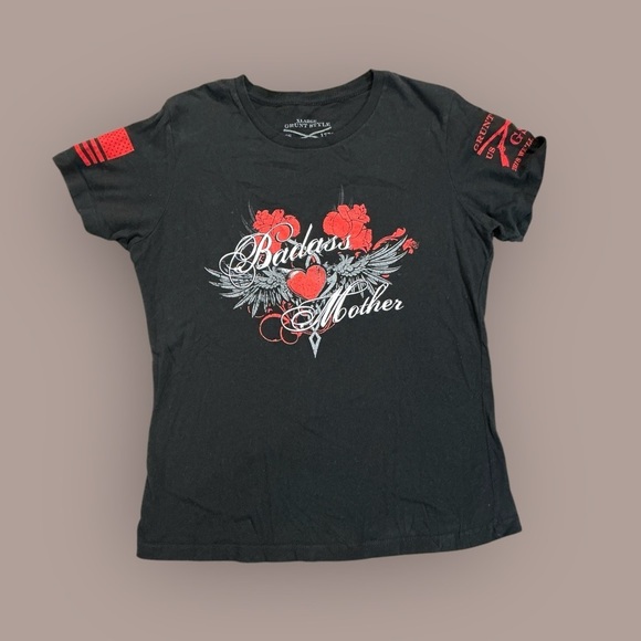 Grunt Style Tops - Grunt Style Badass Mother short Sleeve Tee